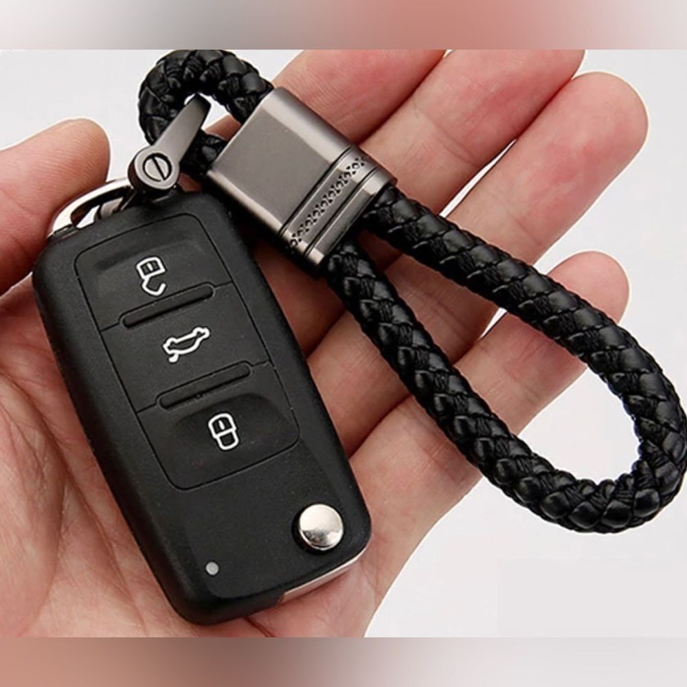 LEATHER ROPE KEY RING - Picture 2 of 7